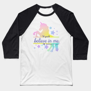 Unicorn to Alice Baseball T-Shirt